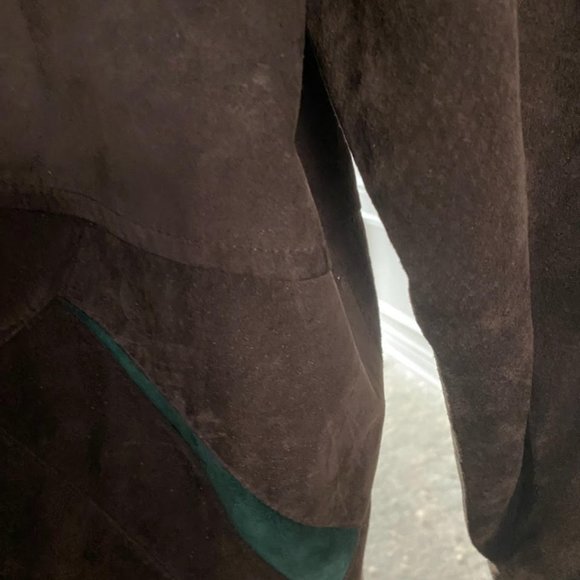 DANIER LADIES SUEDE JACKET WITH HOOD. - Picture 3 of 5